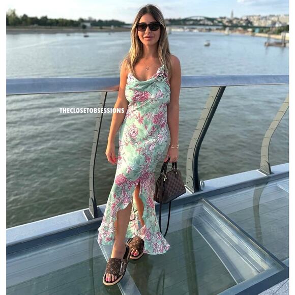 ZARA BLOGGER FAVE!!! Flowy Midi Dress NWT - Picture 11 of 16